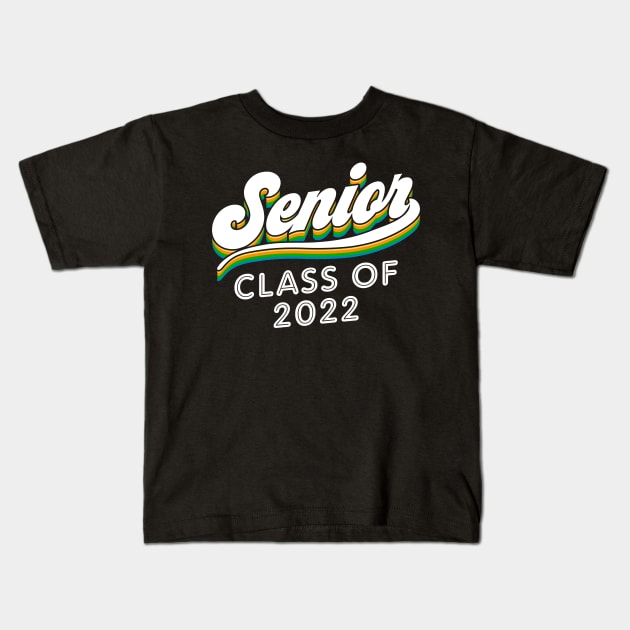 Seniors Class of 2022 (70s style) Kids T-Shirt by KsuAnn